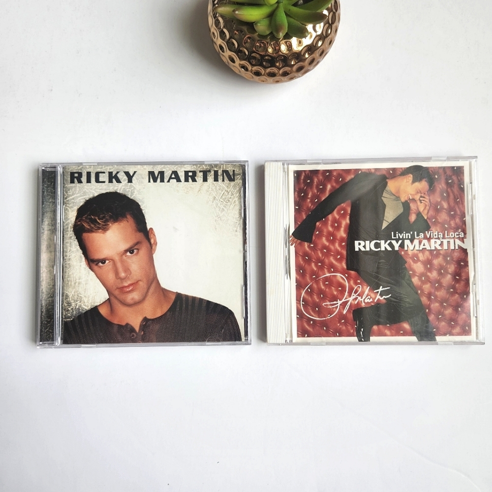 1999 Ricky Martin Audio CDs Y2K Vintage, Livin LA Vida Loca, Columbia Records